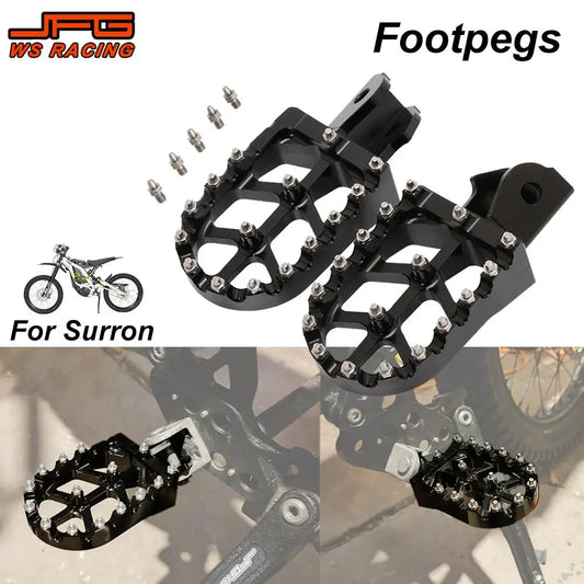 CNC Foot Peg For Surron Talaria Motorcycles Accessories Footpeg Footpedal For Talaria Sting Sur Ron Lightbee Honda CRF 150F 230F RISE DEFENSE SYSTEMS.AI PRODUCTS
