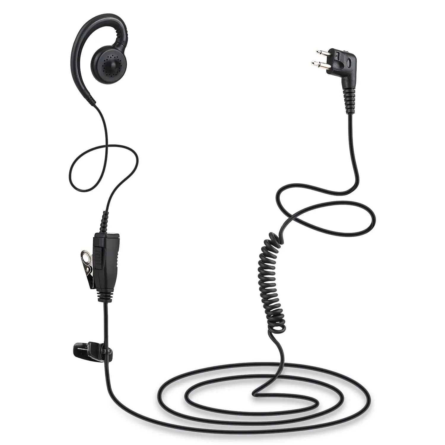 earpiece headset with PTT for Motorola R2 DP1400 EP450 DEP450 CP040 CP140 CP180 XTN446 BPR40 CLS446 CLS1110 CLS1410  radios RISE DEFENSE SYSTEMS.AI PRODUCTS