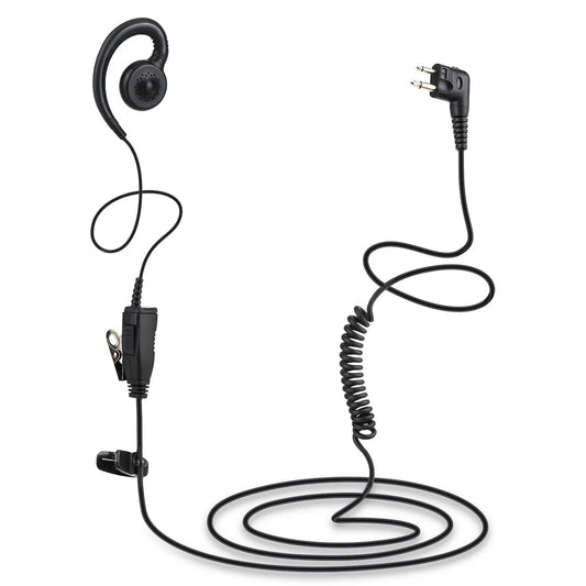 earpiece headset with PTT for Motorola R2 DP1400 EP450 DEP450 CP040 CP140 CP180 XTN446 BPR40 CLS446 CLS1110 CLS1410  radios RISE DEFENSE SYSTEMS.AI PRODUCTS