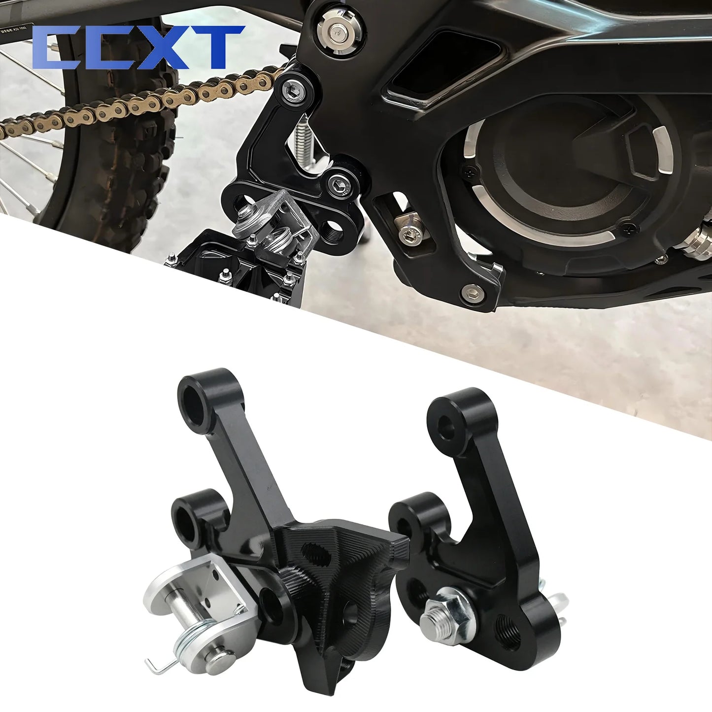 For Surron Light Bee X & S For Segway X160 X260 Electric Motorcycle Foot Pegs Fixing Bracket Rests Pedal Mount Support Bracket RISE DEFENSE SYSTEMS.AI PRODUCTS