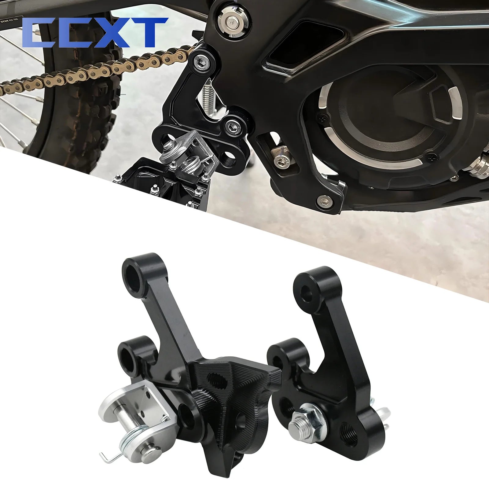 For Surron Light Bee X & S For Segway X160 X260 Electric Motorcycle Foot Pegs Fixing Bracket Rests Pedal Mount Support Bracket RISE DEFENSE SYSTEMS.AI PRODUCTS