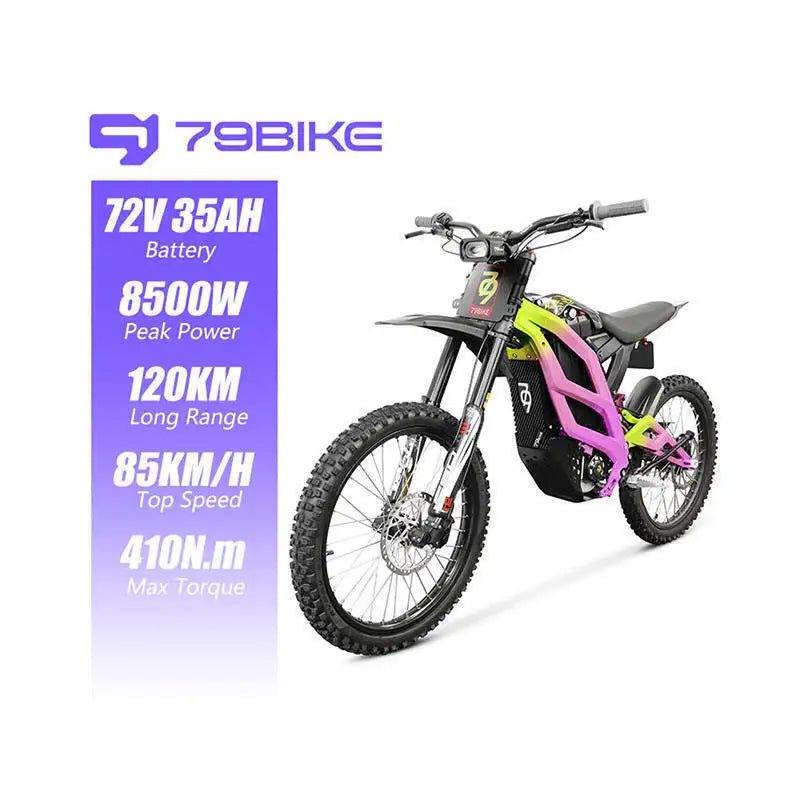 79BIKE Enduro 72V 12000W Off Road Dirt Cross Electric Motorcycle 35AH Lithium battery Electric Dirt Bike E Motorbike
