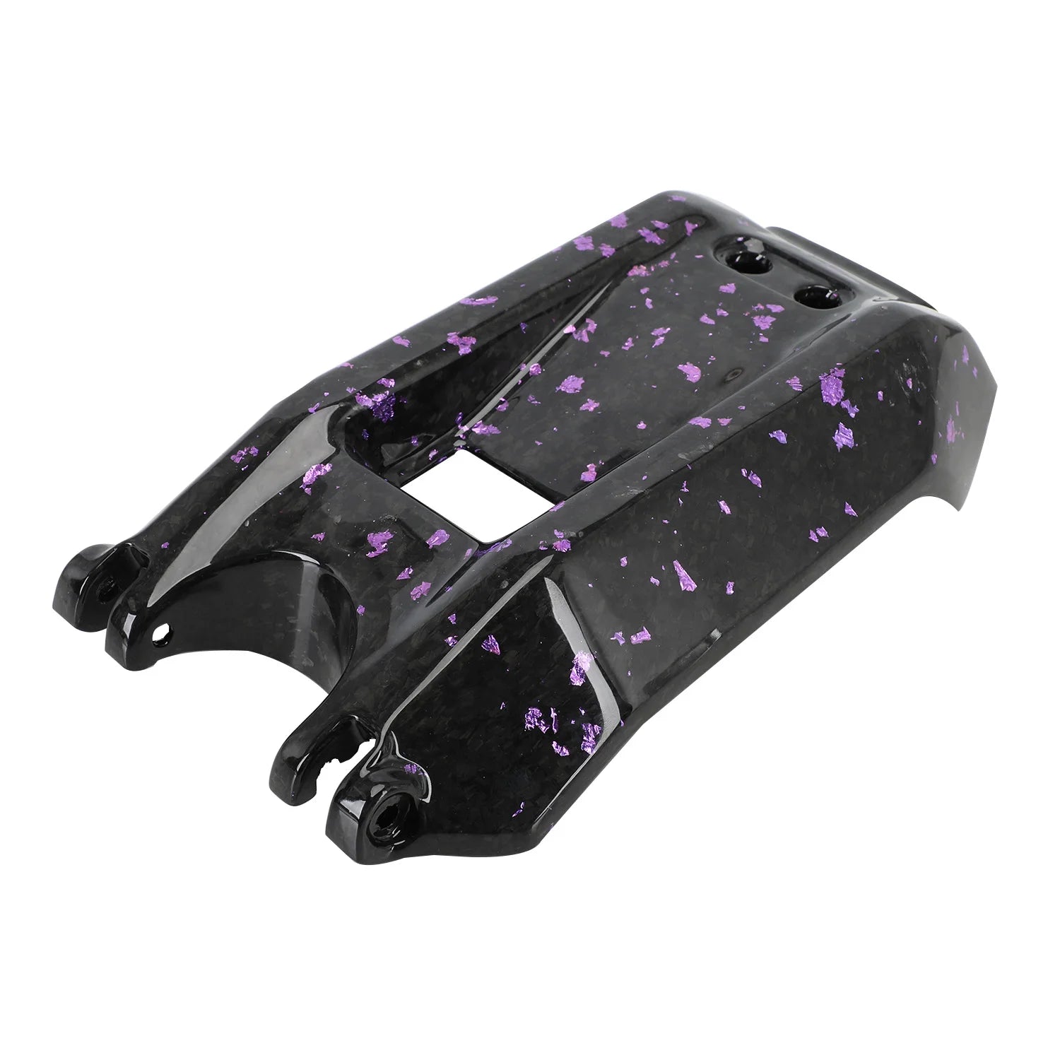 Funparts Carbon Fiber Motorcycle Battery Compartment Cover Guard For Surron Sur-Ron Sur Ron Lightbee Light Bee X S L1E RISE DEFENSE SYSTEMS.AI PRODUCTS