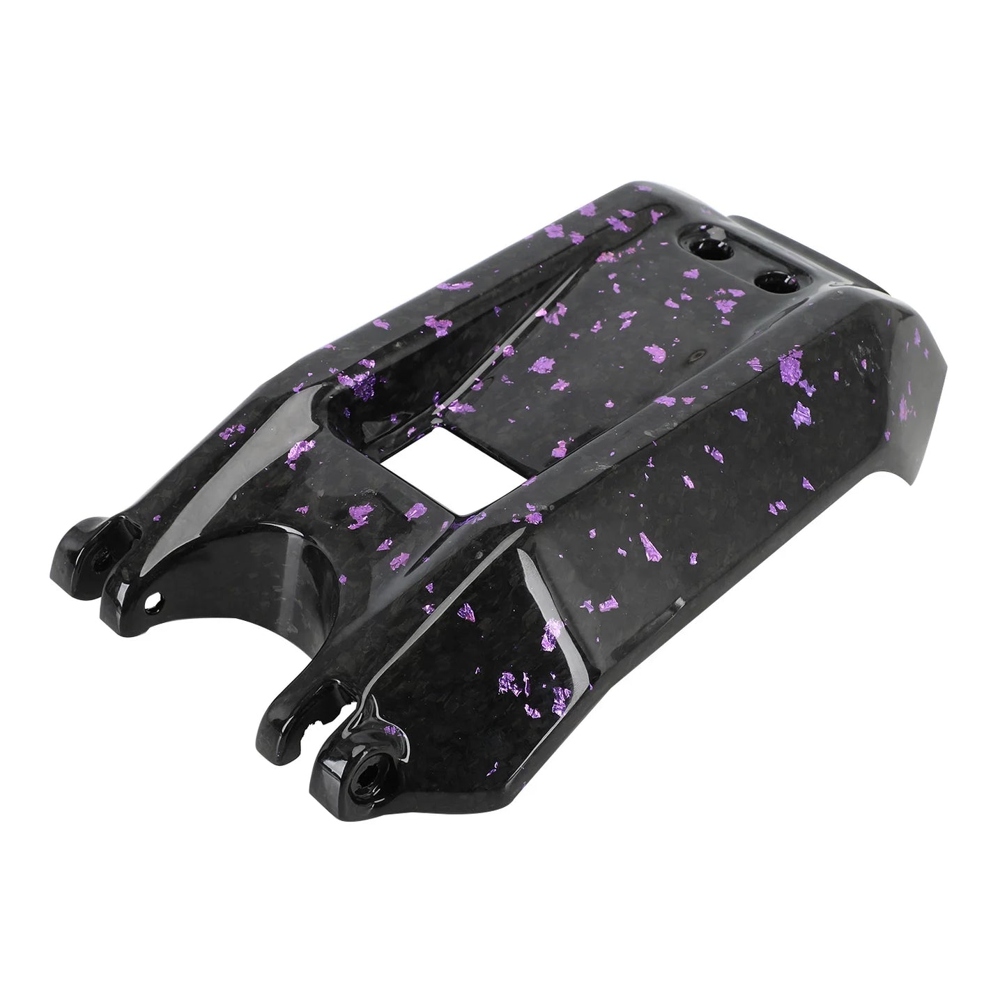 Funparts Carbon Fiber Motorcycle Battery Compartment Cover Guard For Surron Sur-Ron Sur Ron Lightbee Light Bee X S L1E RISE DEFENSE SYSTEMS.AI PRODUCTS