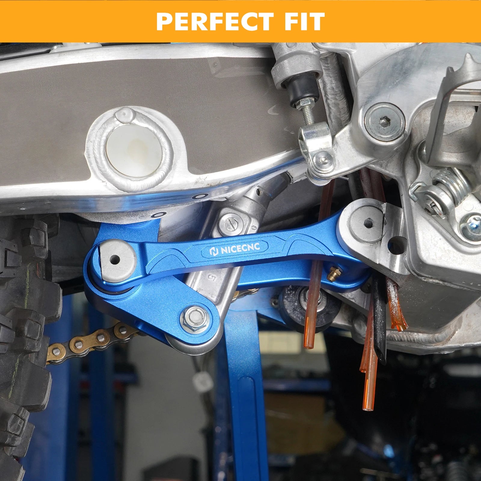 For Yamaha YZ125 YZ250 2006-2024 YZ125X YZ250X 2020-2023 WR250F WR450F 2006 Rear Shock Linkage Arm Kit 1.5'' Lowering Link RISE DEFENSE SYSTEMS.AI PRODUCTS
