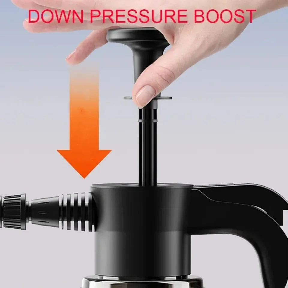 2L  car wash water gun car wash foam spray can pressurized dense foam there are two modes can also water flowers disinfection RISE DEFENSE SYSTEMS.AI PRODUCTS