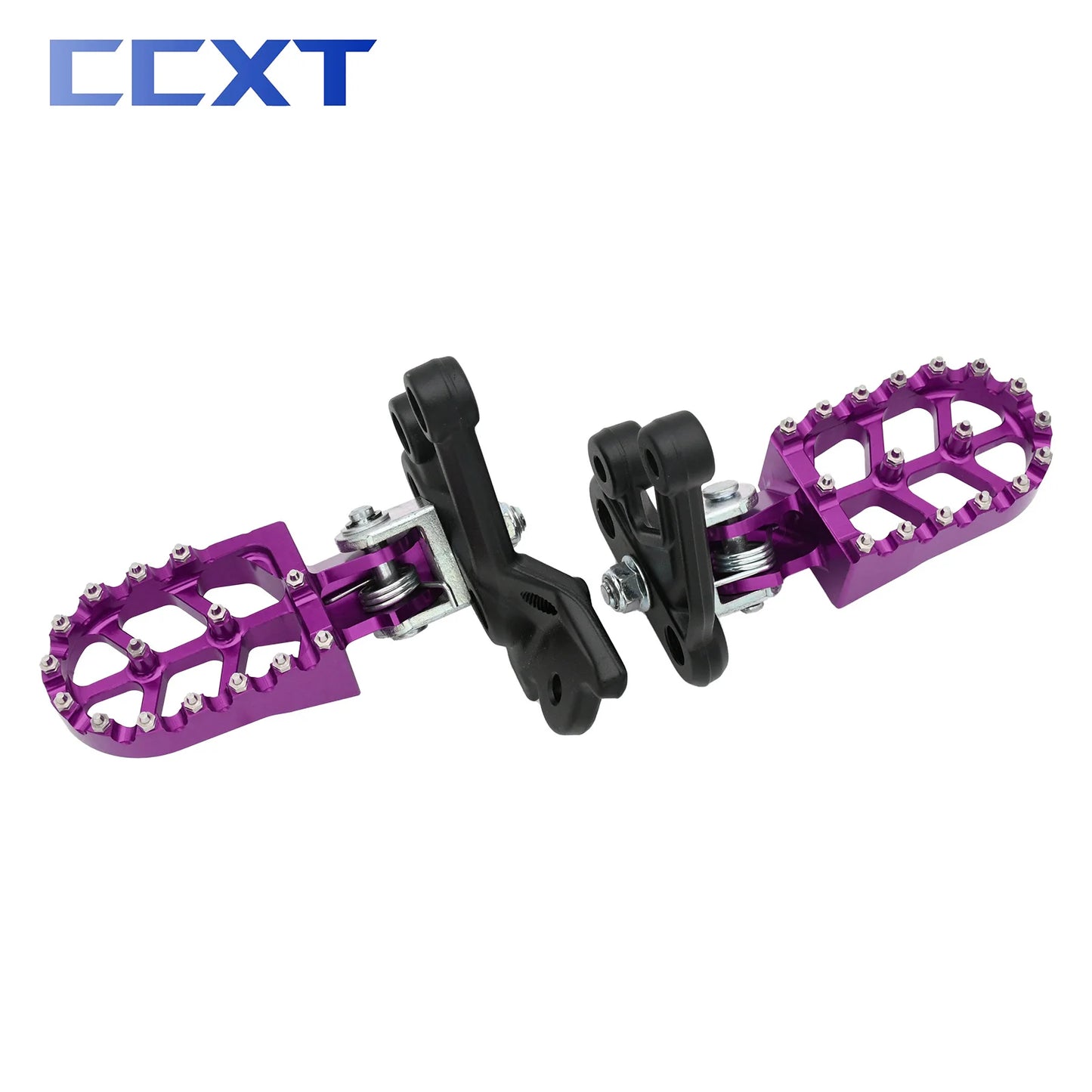 Motorcycle CNC Footpegs Bracket Pedals Foot Pegs For Sur Ron Sur-Ron Surron Light Bee X & Light Bee S Electric Motocross Bike RISE DEFENSE SYSTEMS.AI PRODUCTS