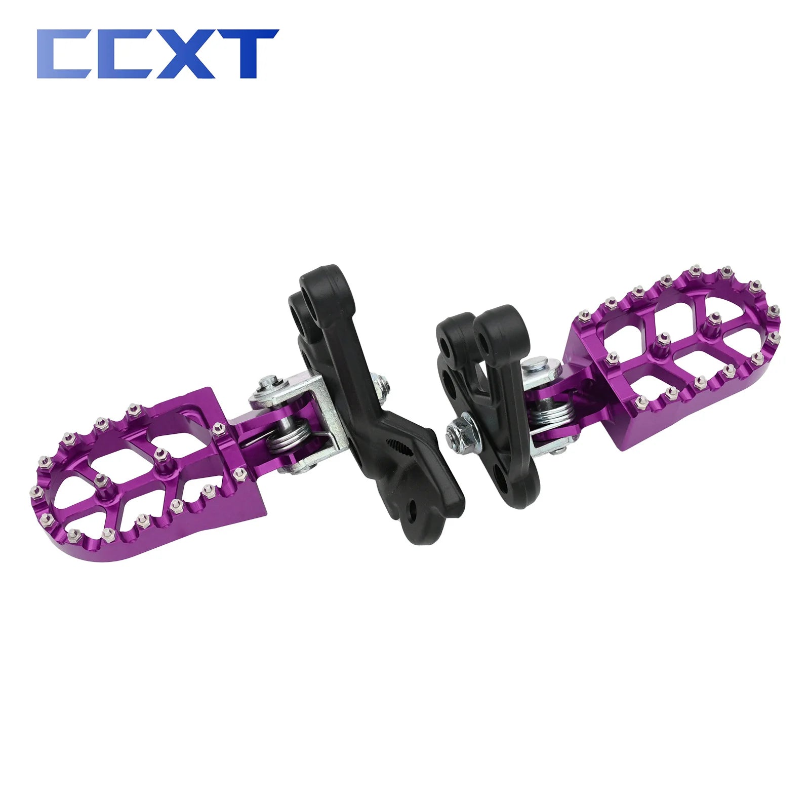 Motorcycle CNC Footpegs Bracket Pedals Foot Pegs For Sur Ron Sur-Ron Surron Light Bee X & Light Bee S Electric Motocross Bike RISE DEFENSE SYSTEMS.AI PRODUCTS