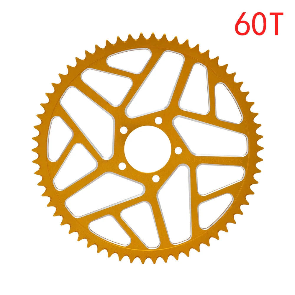 Motorcycle 48T 54T 60T 7075 Aviation Aluminum Alloy Rear Chain Sprocket For Surron Sur-Ron Sur Ron Lightbee X S Segway X160 X260 RISE DEFENSE SYSTEMS.AI PRODUCTS