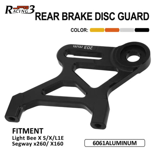 Motorcycle 203mm To 220mm CNC Rear Brake Disc Guard Cover For Surron Sur-Ron Sur Ron Lightbee Light Bee X S Segway X160 X260 RISE DEFENSE SYSTEMS.AI PRODUCTS