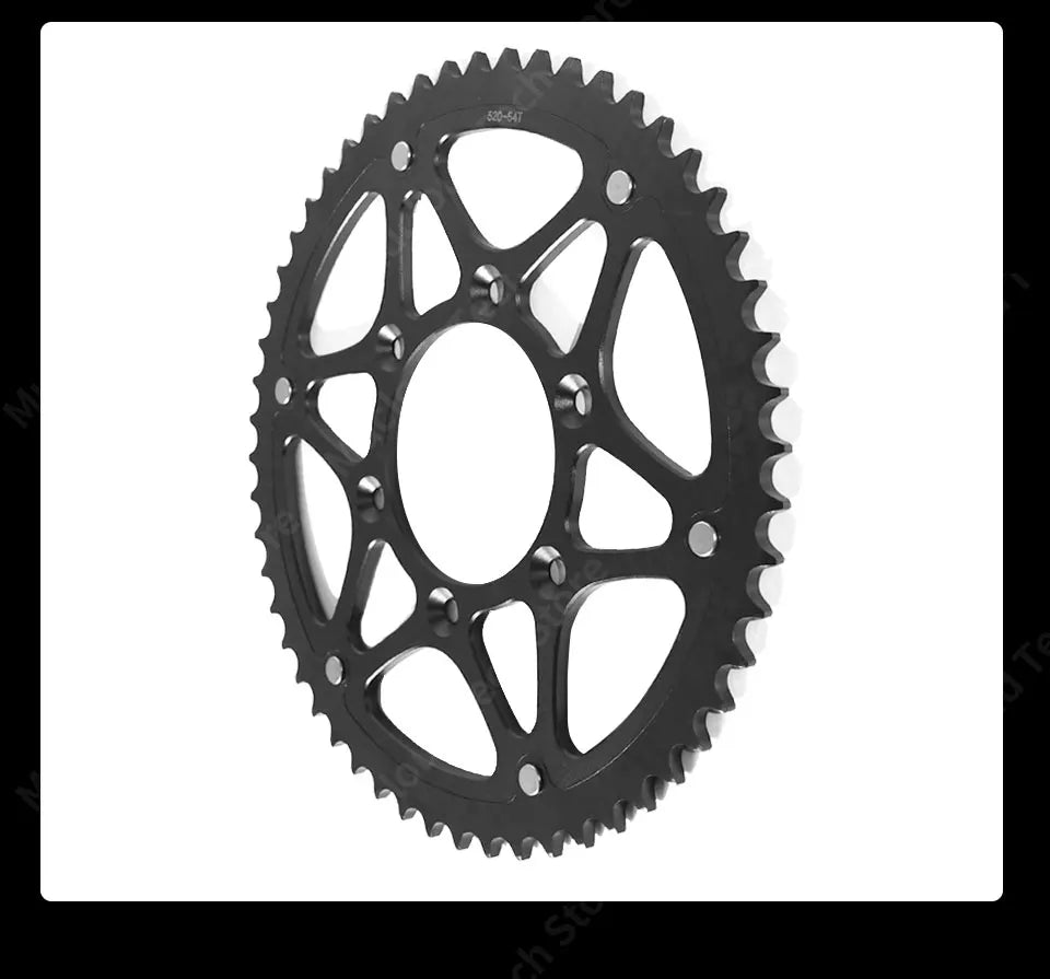 For SUR-RON Ultra Bee Steel-clad Aluminum 54 Tooth Sprocket Disc Plate E-bike Off-road Dirtbike Motorcycle Accessories SURRON RISE DEFENSE SYSTEMS.AI PRODUCTS