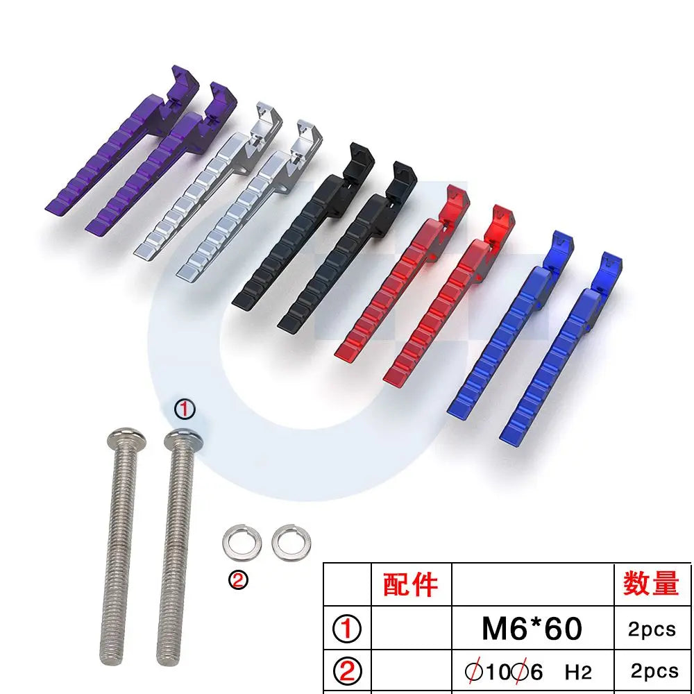Motorcycle Accessories For Sur-Ron Sur Ron Surron Passenger Foot Pegs Extension Extended Footpegs Motocross Bike Electric Bike RISE DEFENSE SYSTEMS.AI PRODUCTS
