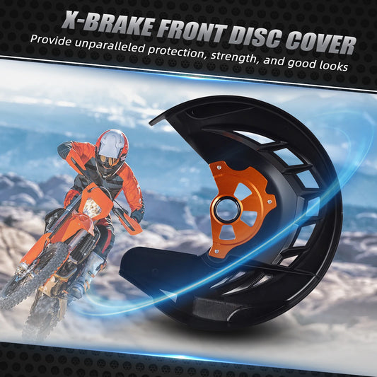For 2016-2023 KTM EXC 300 XC-W 6D TPi XCF-W EXC-F 530 500 450 400 350 300 250 200 150 125 SX XC F NICECNC Front Brake Disc Guard RISE DEFENSE SYSTEMS.AI PRODUCTS