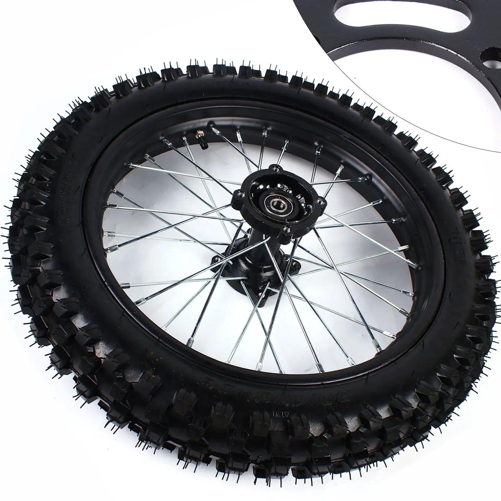16" Rear Wheel 90/100-16 Tire + Sprocket Fits Dirt Bike KX100 XR100 CRF150 110cc 125cc 140cc 150cc Motorcycle Bike Accessories RISE DEFENSE SYSTEMS.AI PRODUCTS