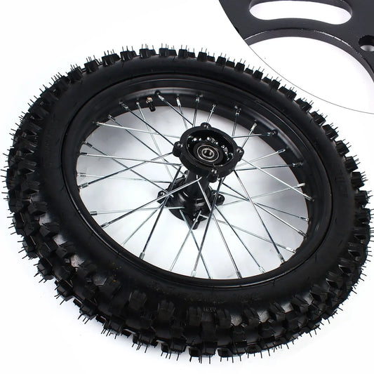 16" Rear Wheel 90/100-16 Tire + Sprocket Fits Dirt Bike KX100 XR100 CRF150 110cc 125cc 140cc 150cc Motorcycle Bike Accessories RISE DEFENSE SYSTEMS.AI PRODUCTS