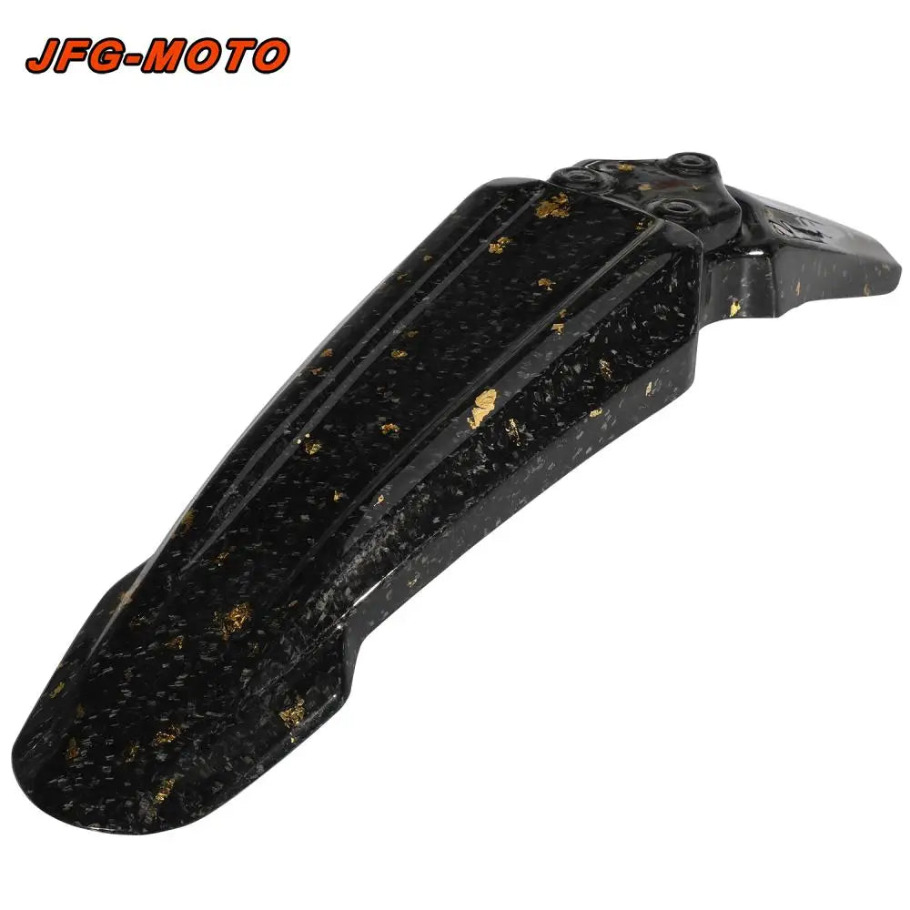 Motorcycle Front Fender Funparts Carbon Fiber Mudguard Cover For Surron Sur Ron Lightbee Light Bee X S L1E Electric Bike Parts RISE DEFENSE SYSTEMS.AI PRODUCTS