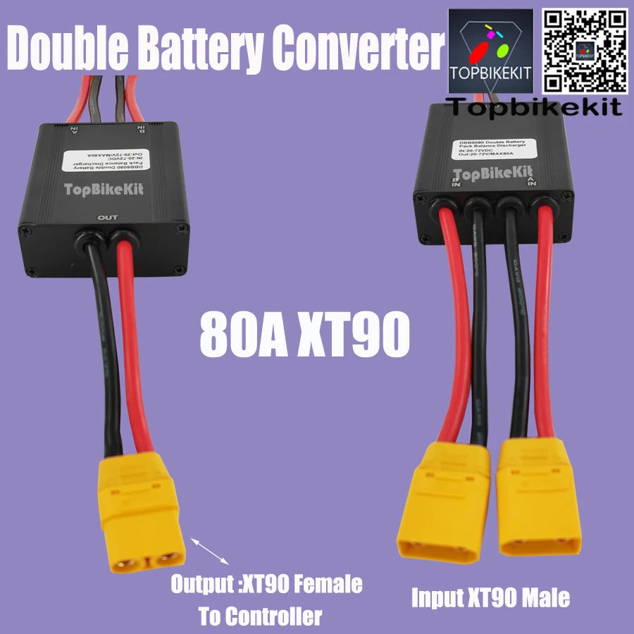 Big Current 120A Dual Battery Discharge Converter Connection Adapter 20V-72V 20A/30/40A/80A/120A Module Balanced Discharge RISE DEFENSE SYSTEMS.AI PRODUCTS