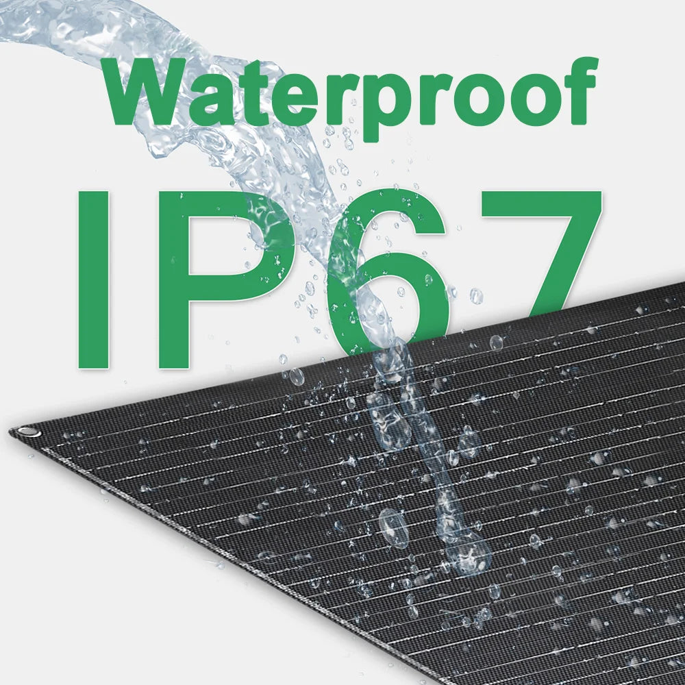 ETFE Solar Panel 18v 100w 200w 300w 400w Flexible Durable Waterproof Monocrystalline Solar Cell Solar Battery Charger RISE DEFENSE SYSTEMS.AI PRODUCTS