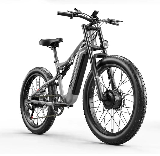 26 inch electric bicycle, electric mountain bike, dual drive 48V2000W Samsung battery removable, large tires city buggy S600 RISE DEFENSE SYSTEMS.AI PRODUCTS