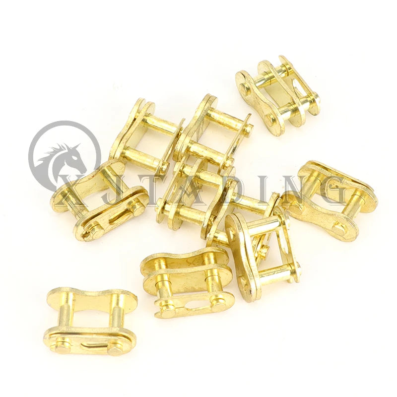 420 Chains Gold 102L/104L/108L/126L/132L/140L links chain For 50cc-150cc dirt bike/pit bike CRF 50 70 SSR Pit Dirt Bike RISE DEFENSE SYSTEMS.AI PRODUCTS
