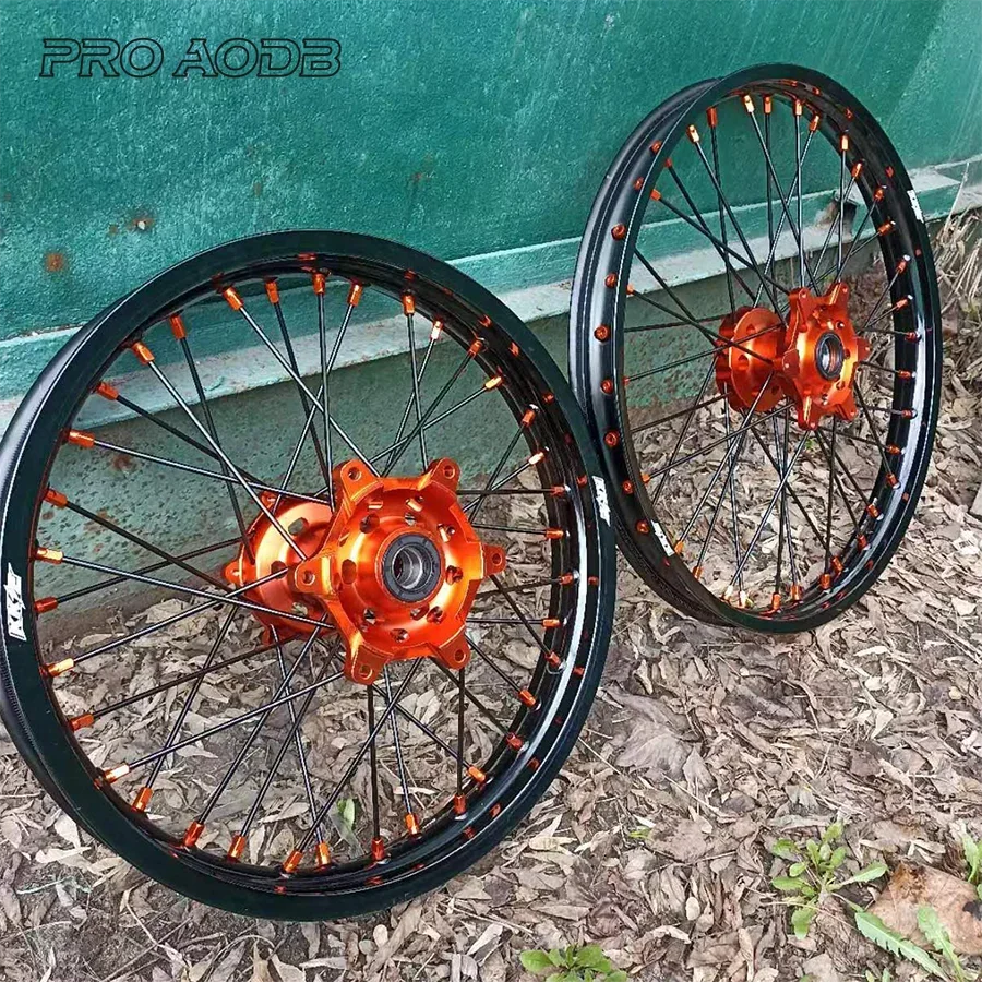 Motocross CNC Machined 36 Holes Front And Rear Wheel Hub For KTM SX SX-F XC XC-F EXC EXC-F XC-W XCF-W 450SMR 125-530 2016-2022 RISE DEFENSE SYSTEMS.AI PRODUCTS