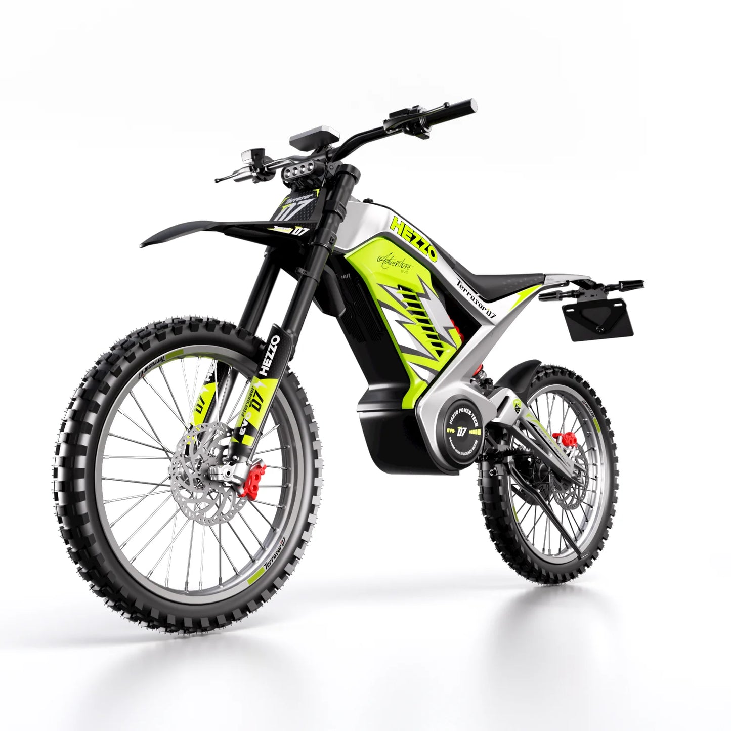 HEZZO-Electric Dirt Bike, Off-Road Ebike, Top Speed 100 km/h, 389NM, 120km Long Range, 72V, 35Ah, 8000W RISE DEFENSE SYSTEMS.AI PRODUCTS