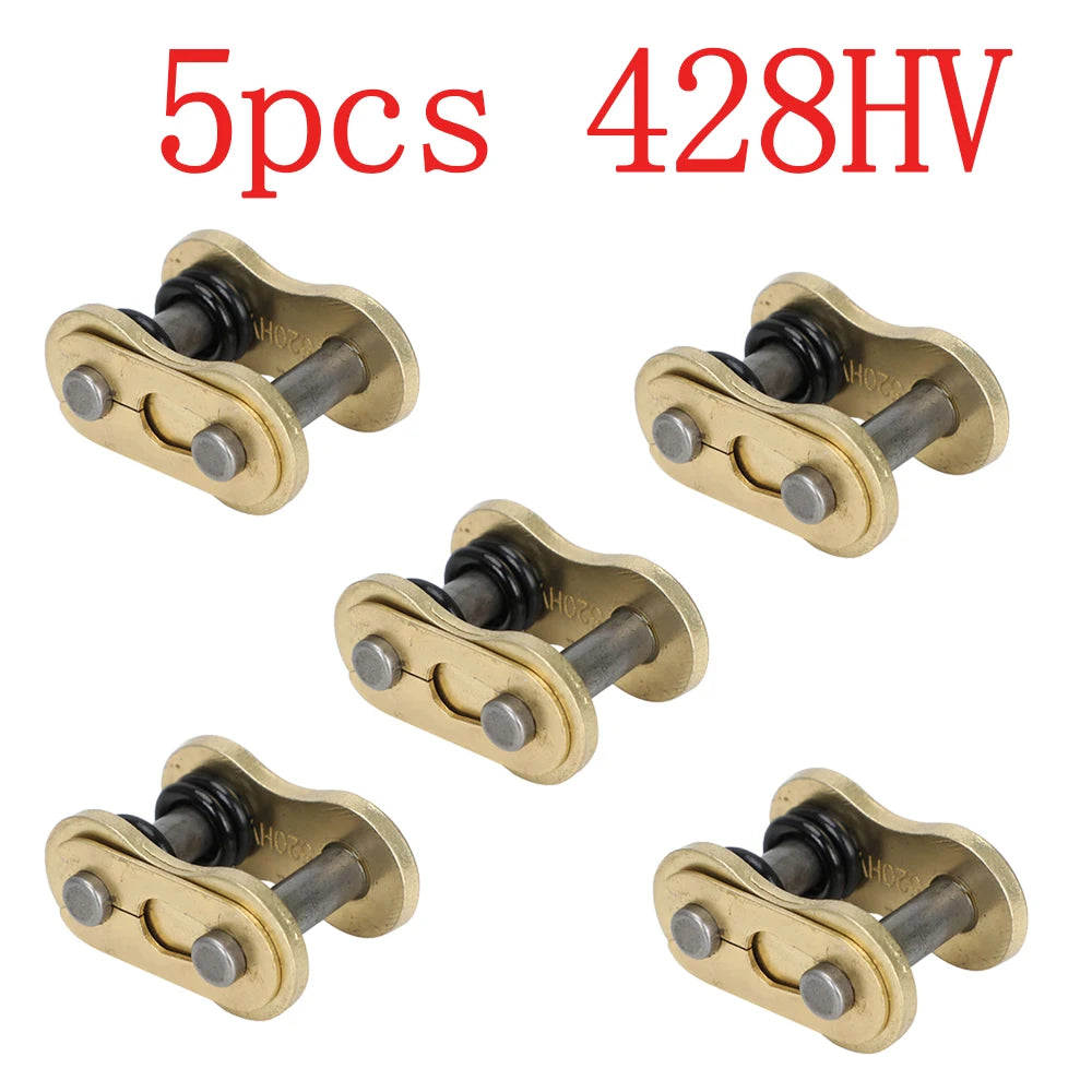 Motorcycle Chain Buckle Ring Link 420 428 520 525 530 Heavy Chain Connecting Connector Master Joint Link With O-Ring Chain Lock RISE DEFENSE SYSTEMS.AI PRODUCTS