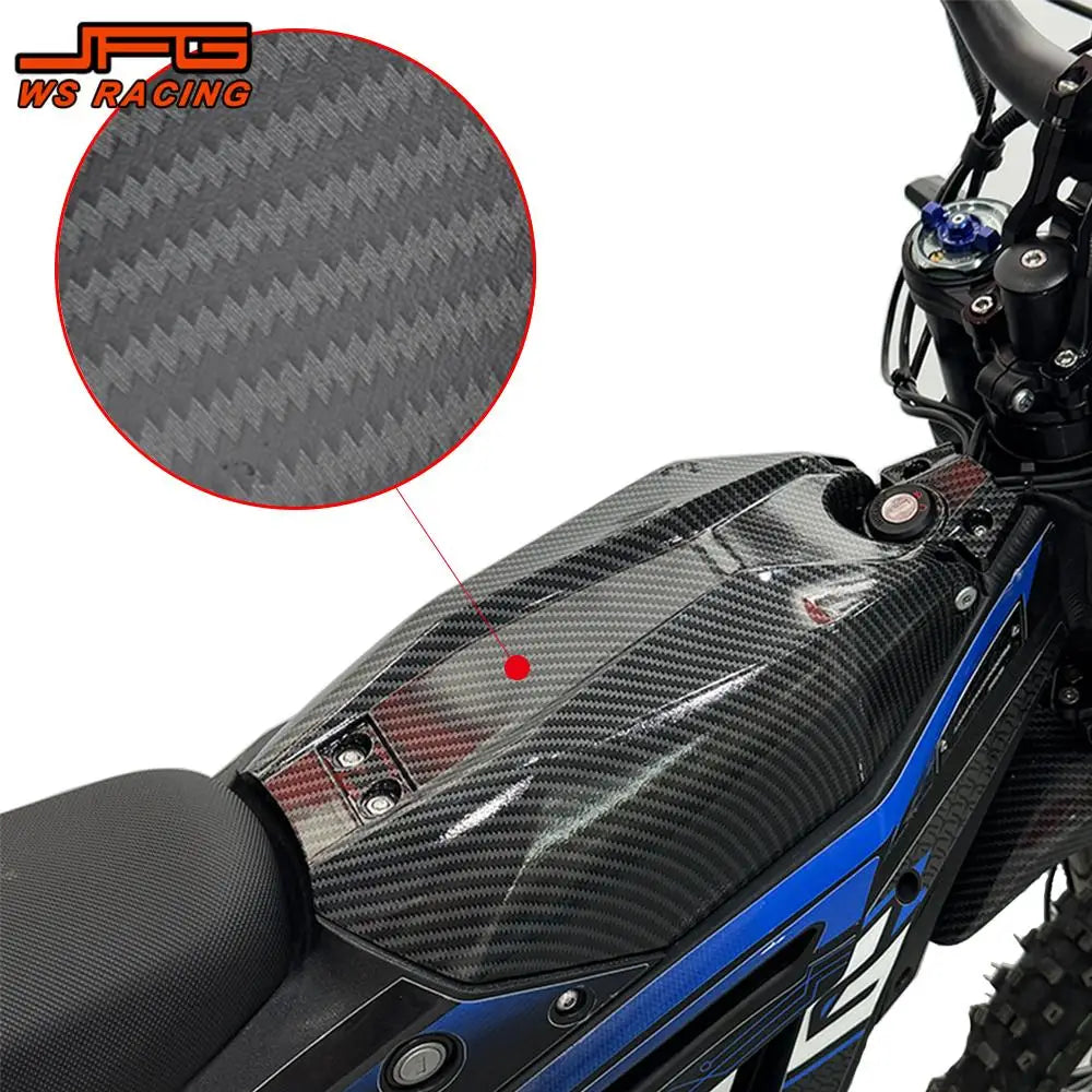 For Talaria Sting Mudguard Cover Kit Carbon Fiber Pattern Upgrade Accessories Battery Chain Engine Cover Set For Talaria MX3 MX4 RISE DEFENSE SYSTEMS.AI PRODUCTS