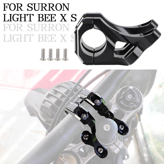 Motorcycle Front Handlebar Bracket For Surron Light Bee X S Sur Ron Electric Motocross Steering Stem Modified Parts Aluminum RISE DEFENSE SYSTEMS.AI PRODUCTS