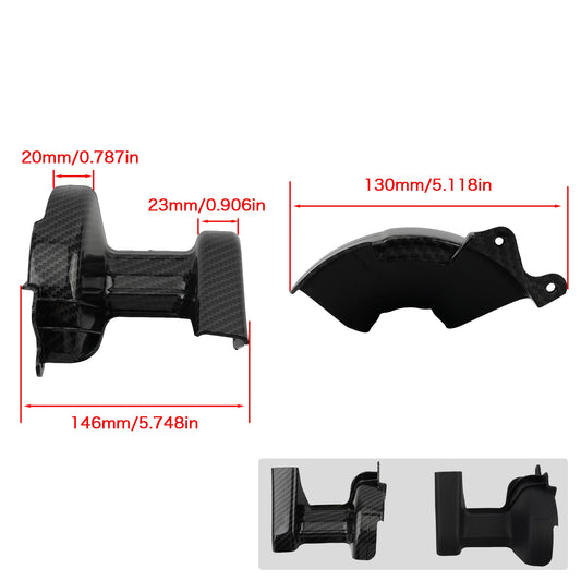 Surron Accessories Motorcycle Central Shaft Sleeve Assembly Protective Cover Motorbike Surron Light Bee X Carbon Fiber Parts RISE DEFENSE SYSTEMS.AI PRODUCTS