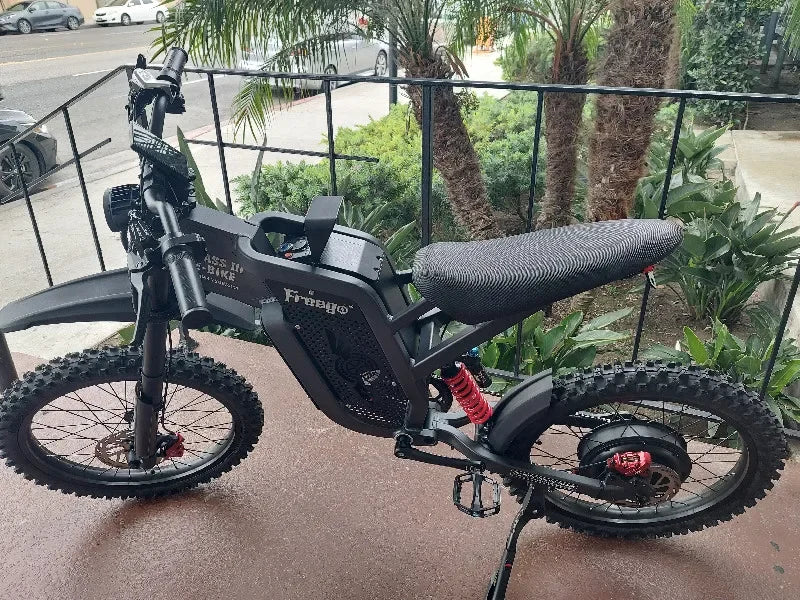 Freego X2 Pro E-bike 6000W 60V 30Ah 19*2.0 Mtb Tire Electric Bicycle All Terrain Hydraulic Brake Full Supspension Electric Bike RISE DEFENSE SYSTEMS.AI PRODUCTS