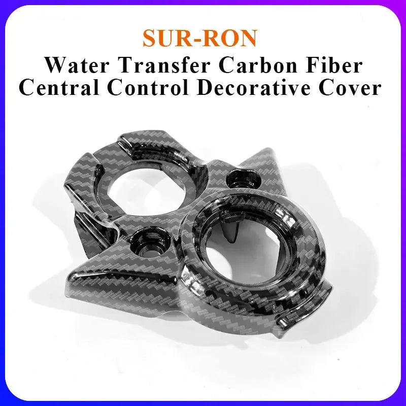 For Sur-Ron Light Bee X Segway X260 SUR RON Carbon Fiber Central Control Decorative Cover Off-Road SURRON Key Plate RISE DEFENSE SYSTEMS.AI PRODUCTS