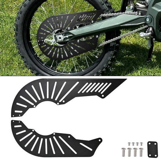Rear Sprocket Protective Cover For Sur Ron Ultra Bee Rear Chain Guard Cover RISE DEFENSE SYSTEMS.AI PRODUCTS
