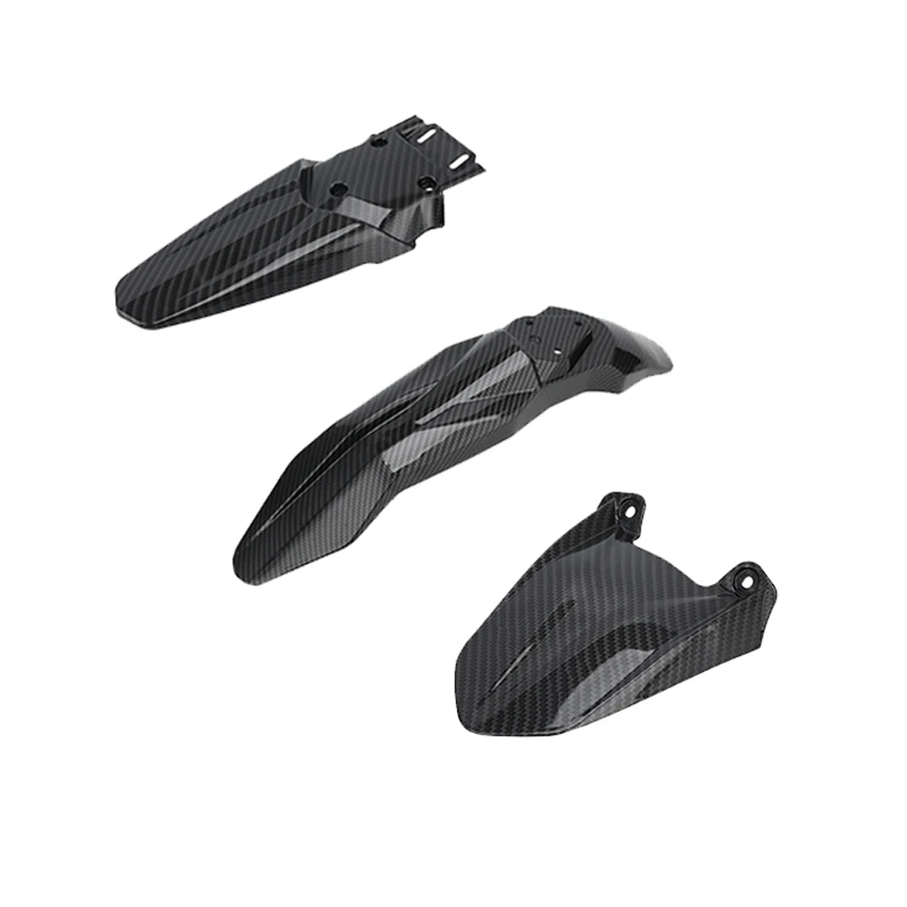 For Talaria Sting Mudguard Cover Kit Carbon Fiber Pattern Upgrade Accessories Battery Chain Engine Cover Set For Talaria MX3 MX4 RISE DEFENSE SYSTEMS.AI PRODUCTS