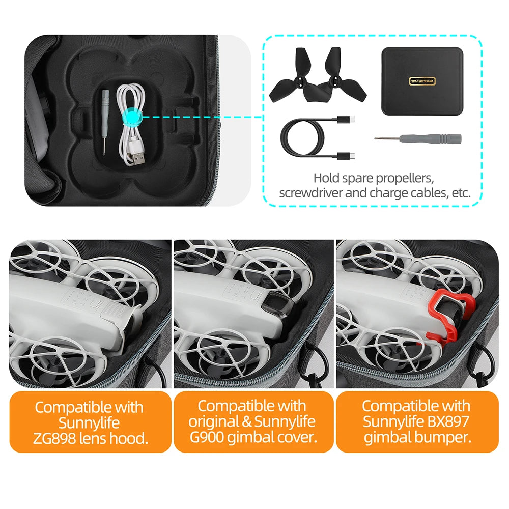 For DJI NEO Goggles 3 Pouch For DJI NEO Somatosensory Comfort Package For DJI NEO Accessory Storage Bag RISE DEFENSE SYSTEMS.AI PRODUCTS