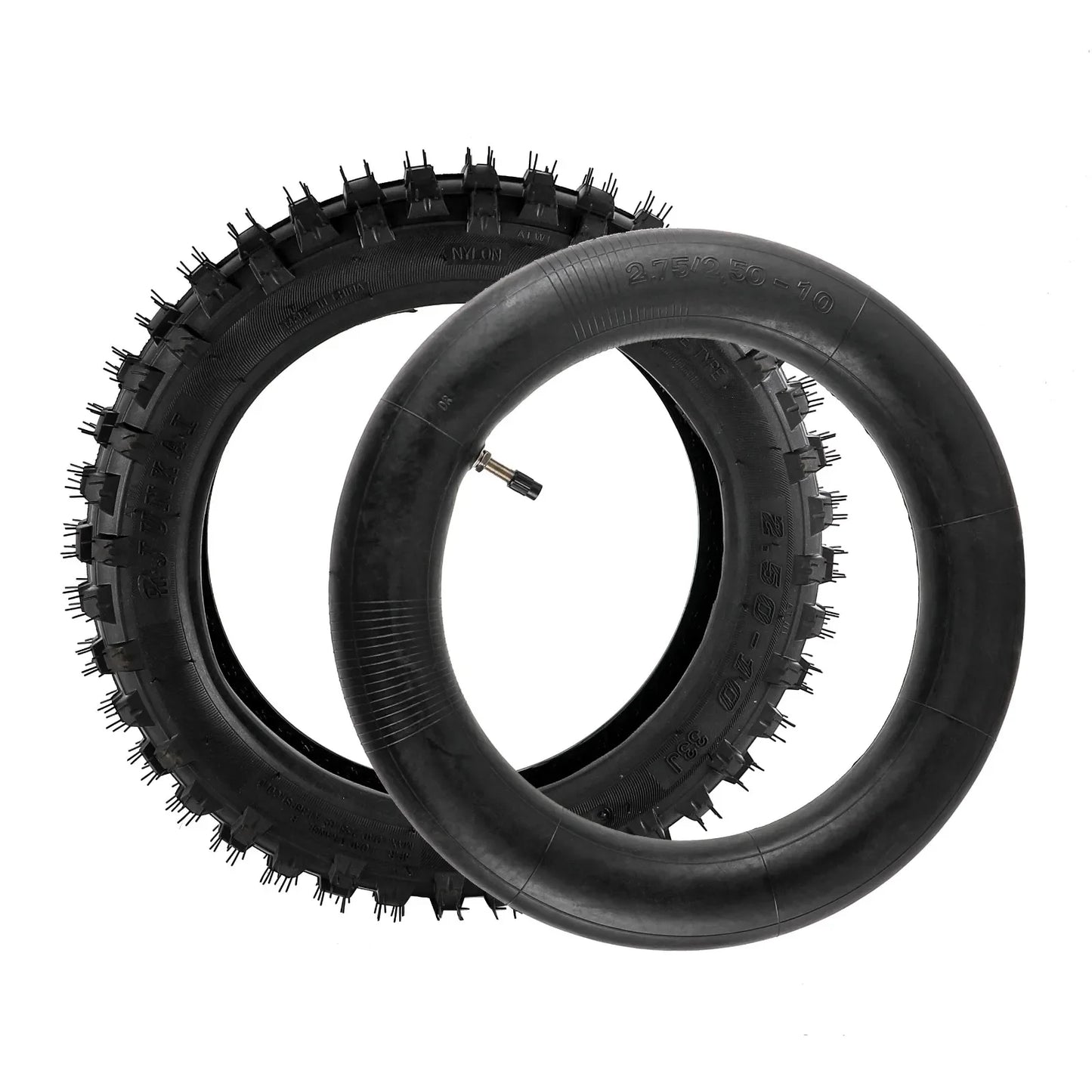2.50x10 2.50-10 Offroad MX Front Rear Tire Dirt Pit Bike For SDG Baja Coolster 50cc 70cc Tire and Inner Tube RISE DEFENSE SYSTEMS.AI PRODUCTS