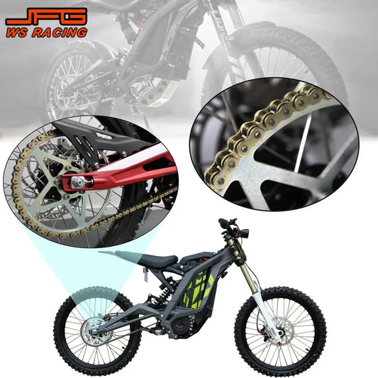Motorcycle Front 14T Rear 48T 58T 106L 112L Chain Sprocket For Sur-Ron Sur Ron Surron X S Light Bee Off-Road Electric Vehicle RISE DEFENSE SYSTEMS.AI PRODUCTS