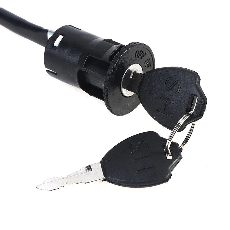 1Pc E-Bike Key Power Lock  Universal Ignition Switch Key Power Lock For Electric Bicycle Electric Scooter RISE DEFENSE SYSTEMS.AI PRODUCTS