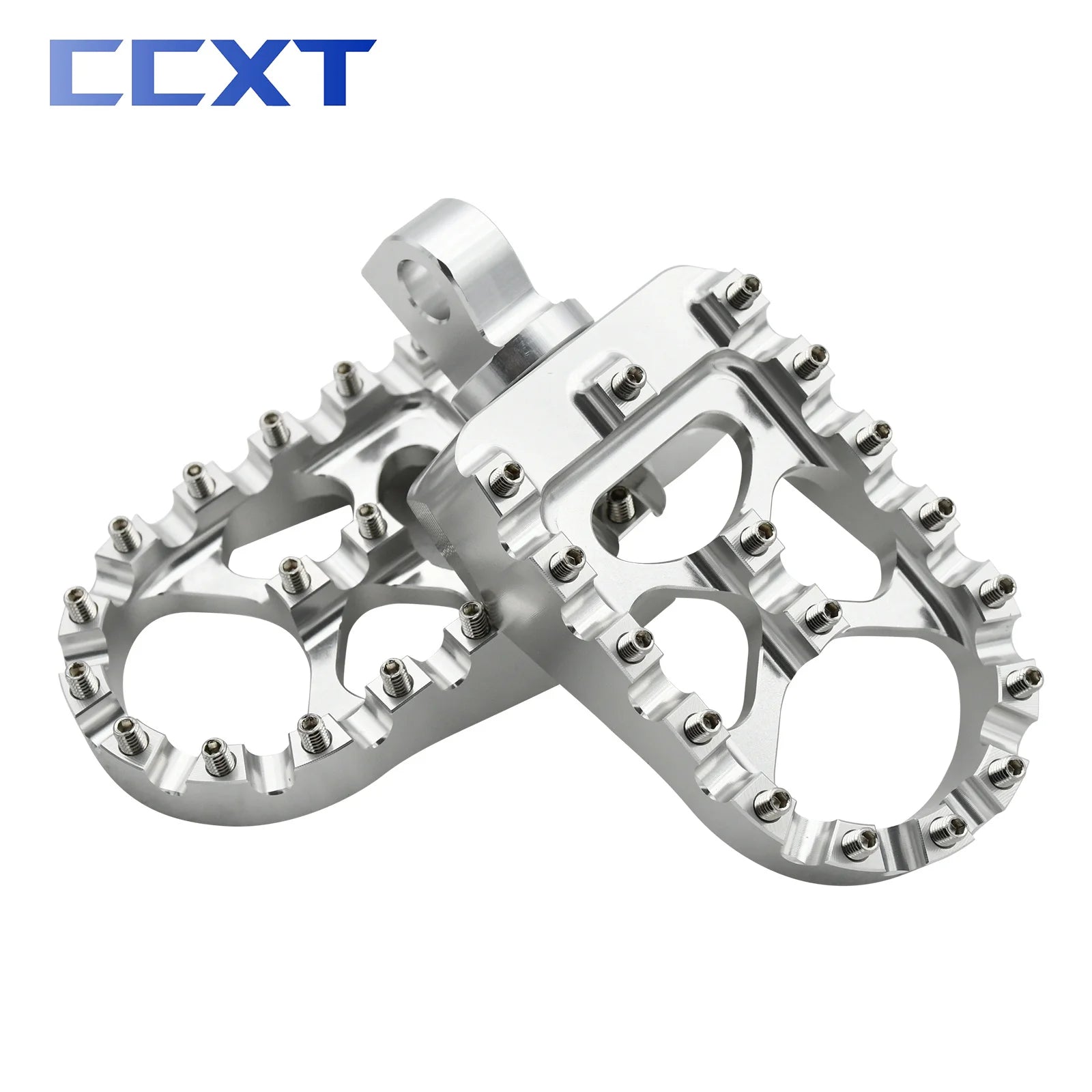 Motorcycle CNC Wide Fat Footpegs 360° Roating Foot Pegs For Harley Dyna Fat Bob Softail Sportster Street Bob Motocross Universal RISE DEFENSE SYSTEMS.AI PRODUCTS
