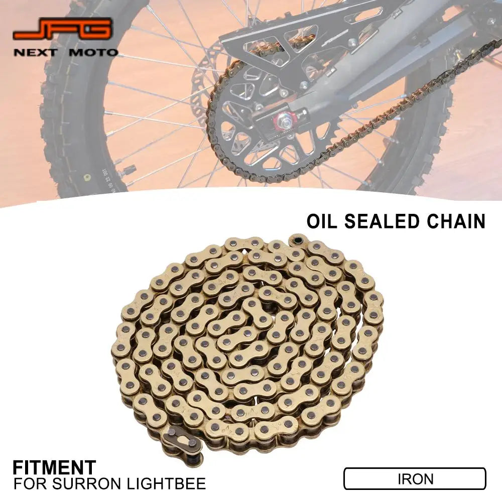 For Sur-Ron 58T 62T Sprocket 106 112 120 Chain Set Surron Light Bee S X Talaria Sting Electric Dirt Bike Motorcycle CNC Parts RISE DEFENSE SYSTEMS.AI PRODUCTS