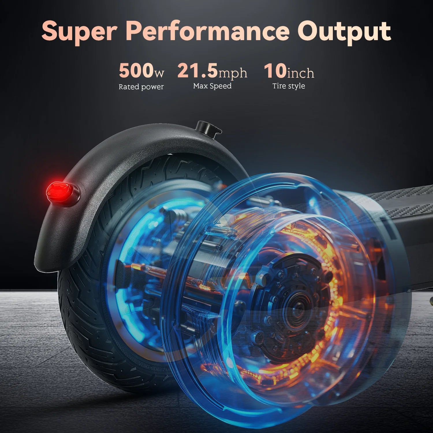 HEZZO G30 Electric Scooter 36v 15.6Ah 500W 21.8Mph Powerful 10 inch 37.5MILES Long Distance Lightweight Adult MobilityEscooter RISE DEFENSE SYSTEMS.AI PRODUCTS