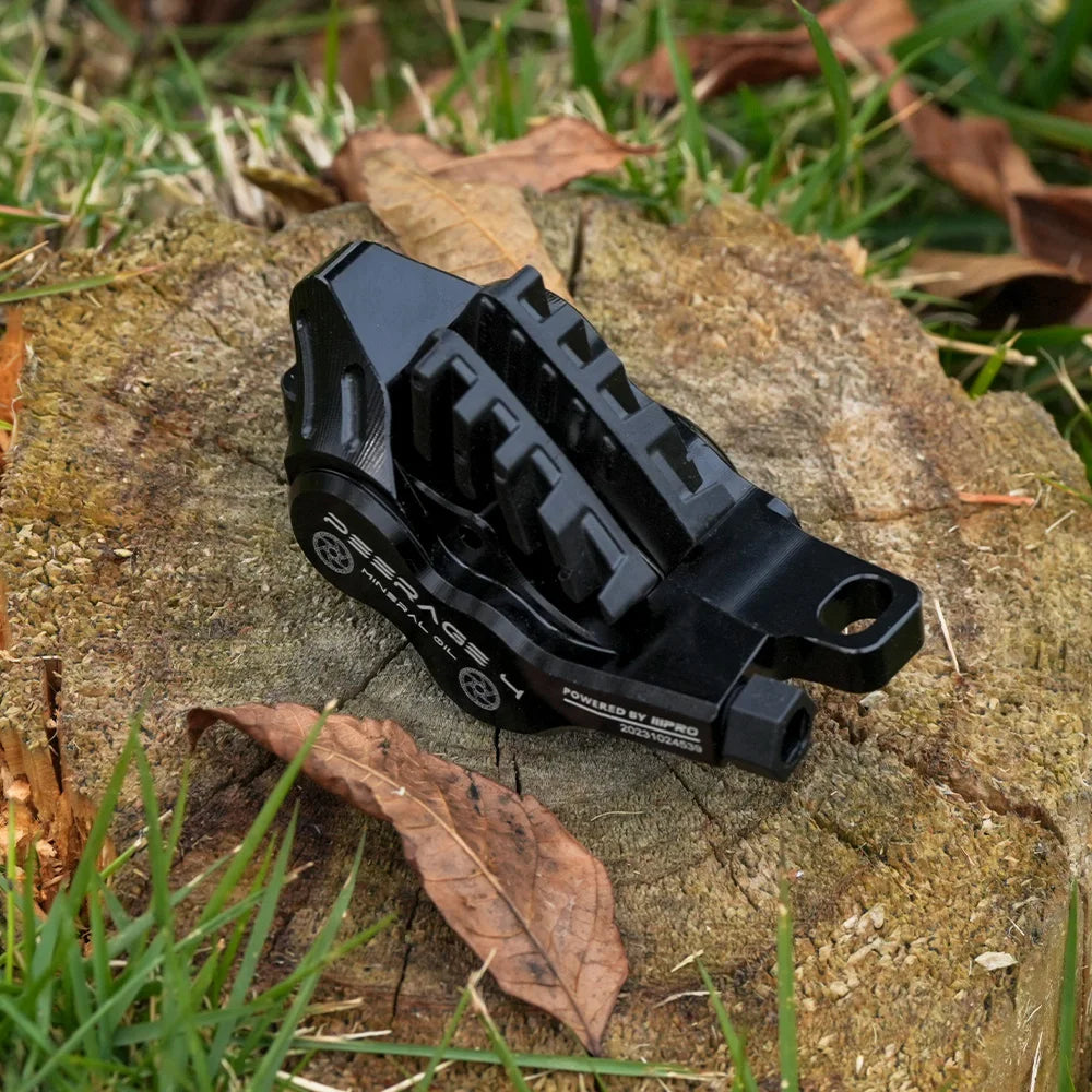 IIIPRO Vertical Cylinder MTB Brake 4 Piston Hydraulic Disc Brake Bicycle for Full Internal Cable Layout AM DH Mountain Bike NEW RISE DEFENSE SYSTEMS.AI PRODUCTS