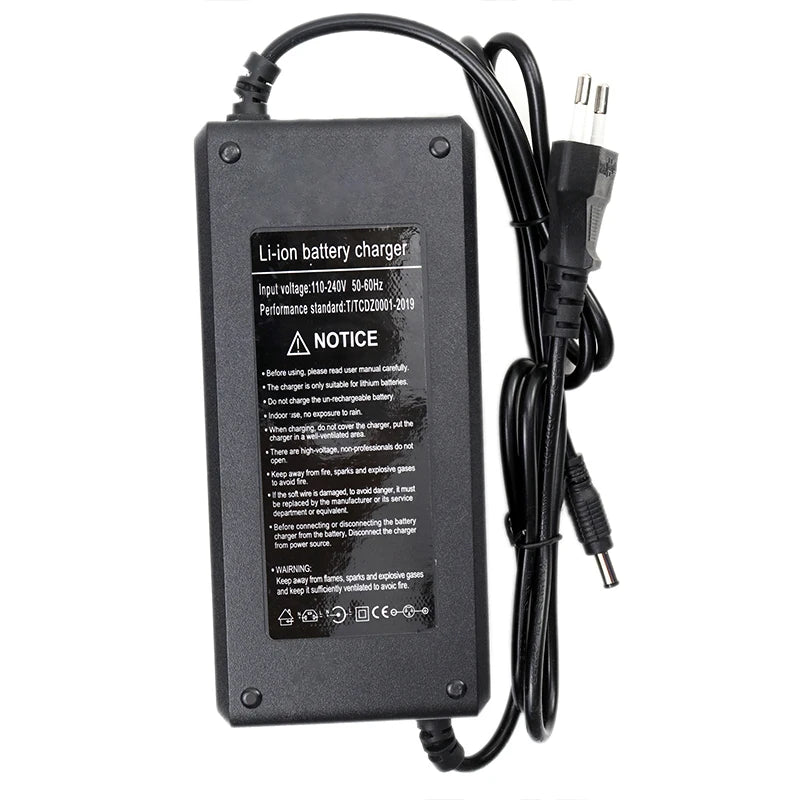 42V 54.6V 67.2V 84V 5A Li-ion Battery Charger For 36V 60V 72V 48V  Lithium Polymer Battery Pack Lithium Battery Charger RISE DEFENSE SYSTEMS.AI PRODUCTS