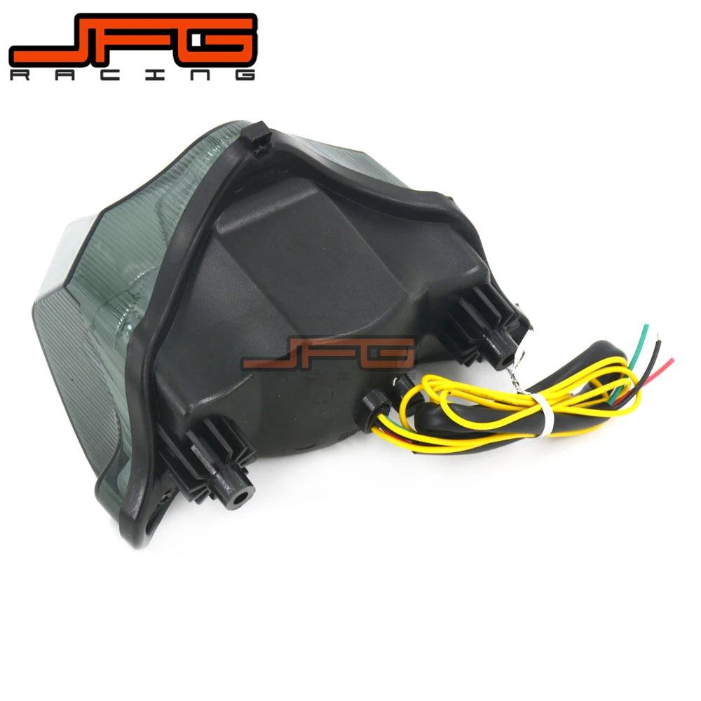 Motorcycle LED Taillights Brake Assembly With Steering Rear Tail Light For YAMAHA FZ6 FAZER 600 2004 2005 2006 2007 2008 2009 RISE DEFENSE SYSTEMS.AI PRODUCTS