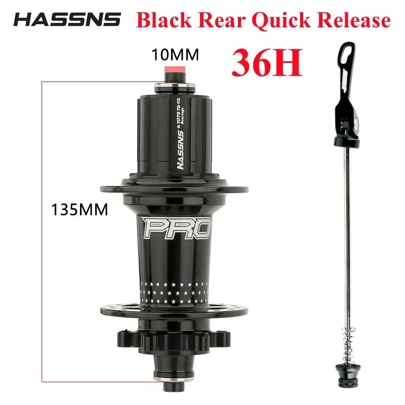 HASSNS Cube Pro 7 Cube Arc 32 36 Hole MTB Bearing Bike Rear Hub Quick Release 32H 36H Four Palin 7 8 9 10 11 12 Speed 6 Pawl Hub RISE DEFENSE SYSTEMS.AI PRODUCTS