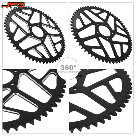58T 62T Rear Chain Sprocket For Sur-Ron Surron Sur Ron Light Bee S X For Segway X160 X260 For Talaria Sting Electric Dirt Bike RISE DEFENSE SYSTEMS.AI PRODUCTS