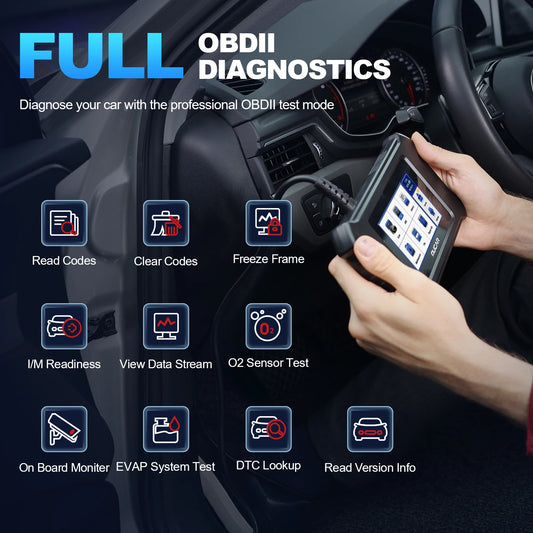 MUCAR CS6 CS5 CS4 OBD2 Scanner Car Diagnostic Tools Automotive Scanner Auto Diagnosis Tool Code Reader 6 Systems 7 Resets Free RISE DEFENSE SYSTEMS.AI PRODUCTS