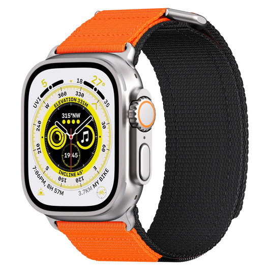 Strap for Apple Watch Band 45mm 44mm Ultra 49mm  42mm 44 45mm Wide Nylon Iwatch Series 9 Se 8 2 Correa Bracelet RISE DEFENSE SYSTEMS.AI PRODUCTS