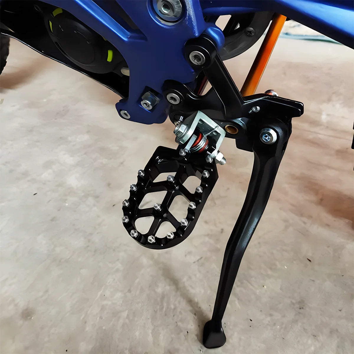 Motorcycle CNC Foot Pegs Pedal Mounting Pedals Retrofit Bracket For Sur-Ron Surron Sur ron Light Bee S X Electric Off-Road Bike RISE DEFENSE SYSTEMS.AI PRODUCTS