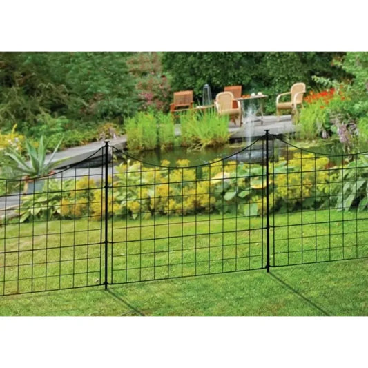 25-Inch Dog Playpen Garden Fence Metal Antirust 5 Pack RISE DEFENSE SYSTEMS.AI PRODUCTS